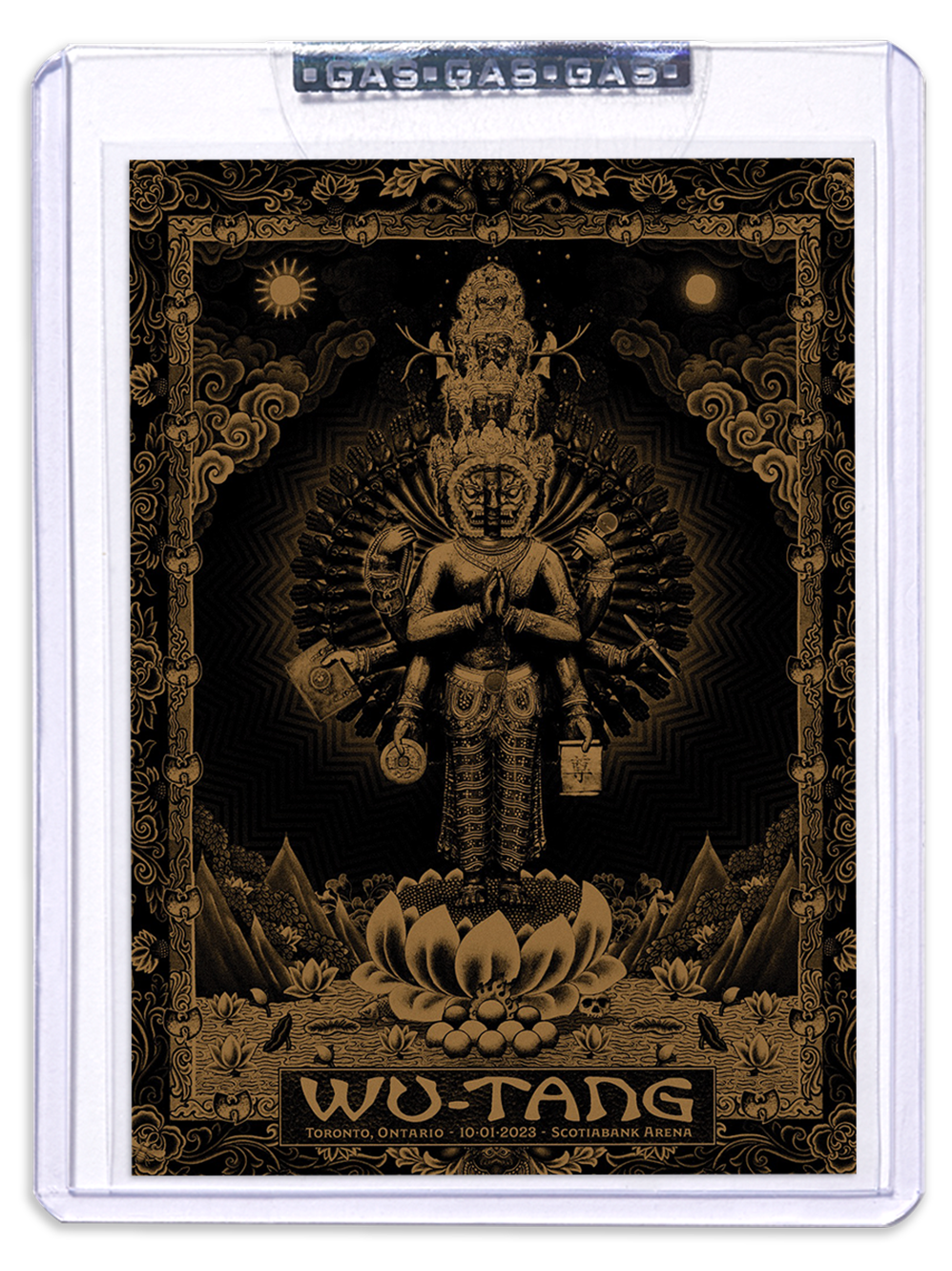 GAS Wu-Tang Clan October 1, 2023, Toronto, ON Trading Card Illustrated by Christopher Everhart