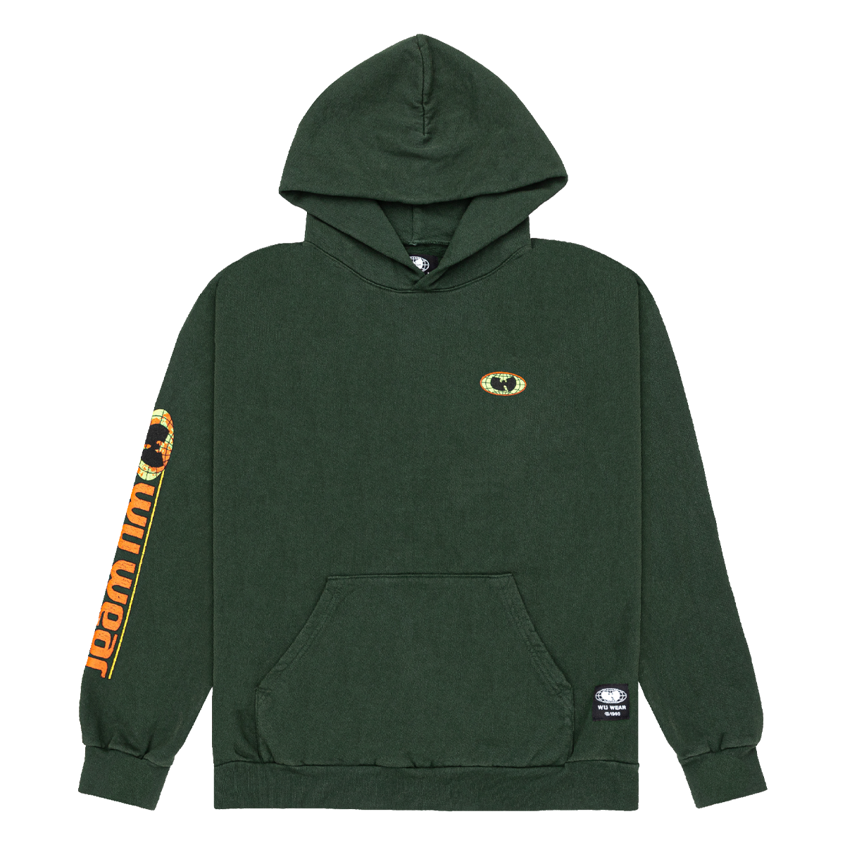 Globe Pullover Hoodie - Forest Green – Wu Tang Clan