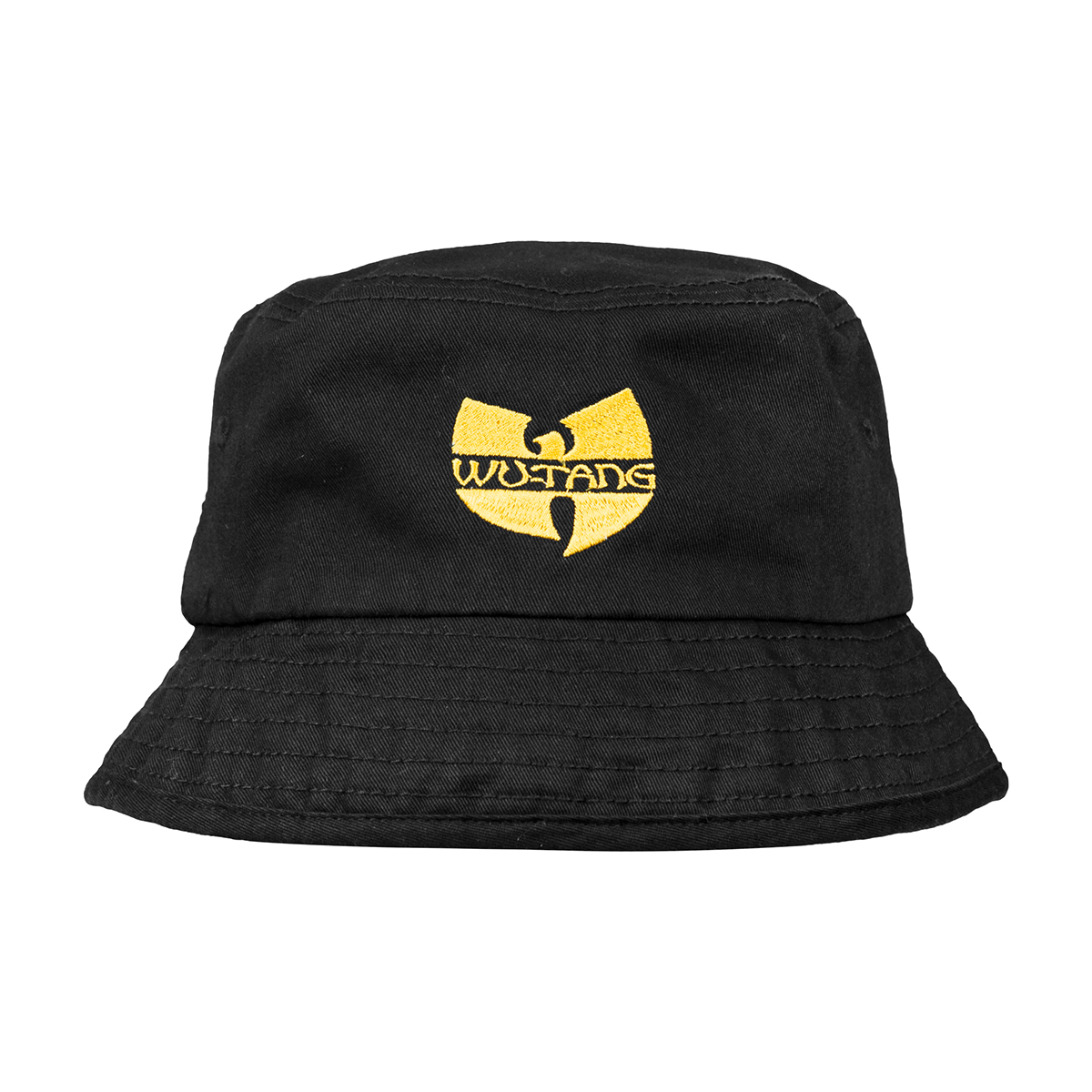 Wu Tang Classic Logo Bucket Hat Black Wu Tang Clan