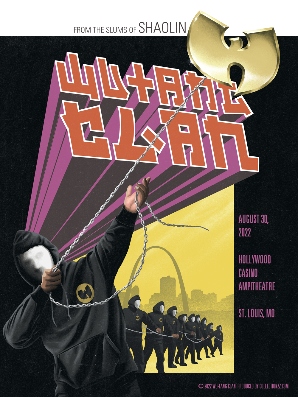 Wu Tang Clan St. Louis August 30, 2022 Print
