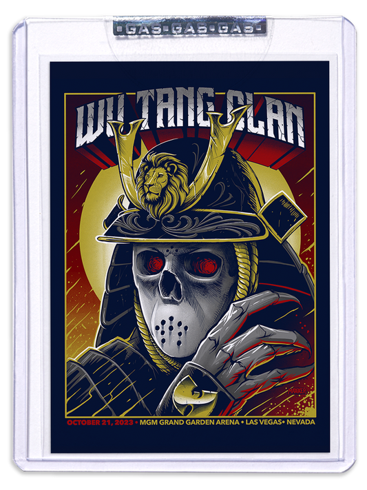 GAS Wu-Tang Clan October 21, 2023, Las Vegas, NV Trading Card Illustrated by Maxx242