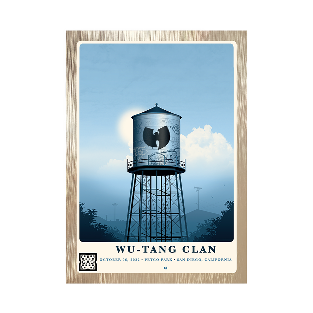 Limited Edition WuTangClan.com and iconic.collectionzz.com Exclusive Silver Rain Foil with art by Simon Marchner (San Diego, CA)