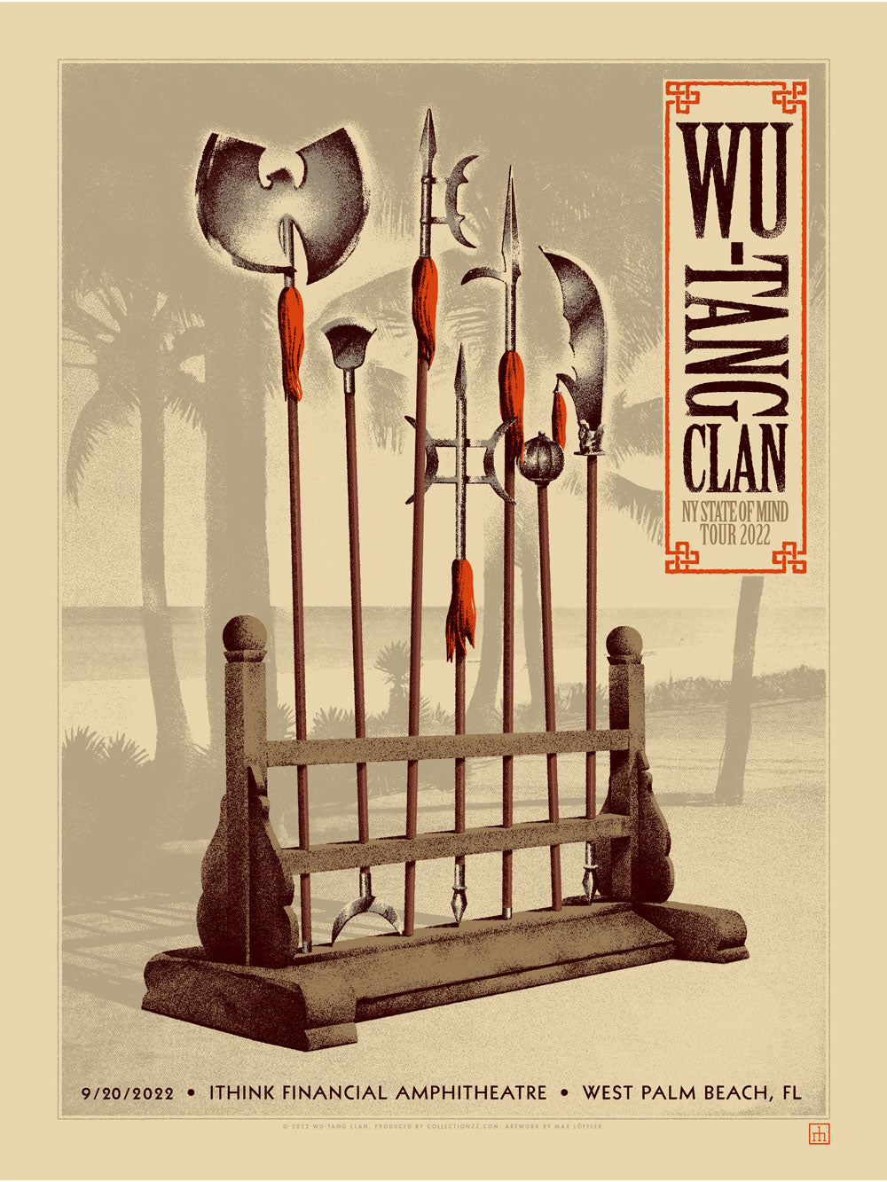 Wu Tang Clan West Palm Beach September 20, 2022 Print