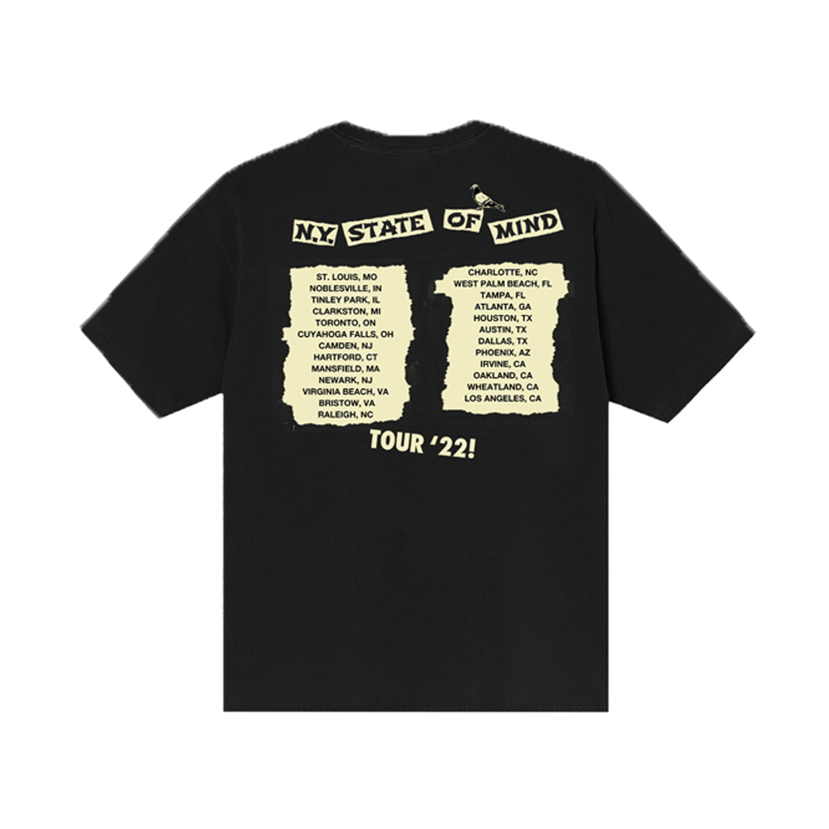 NY State of Mind Tour Tee Wu Tang Clan