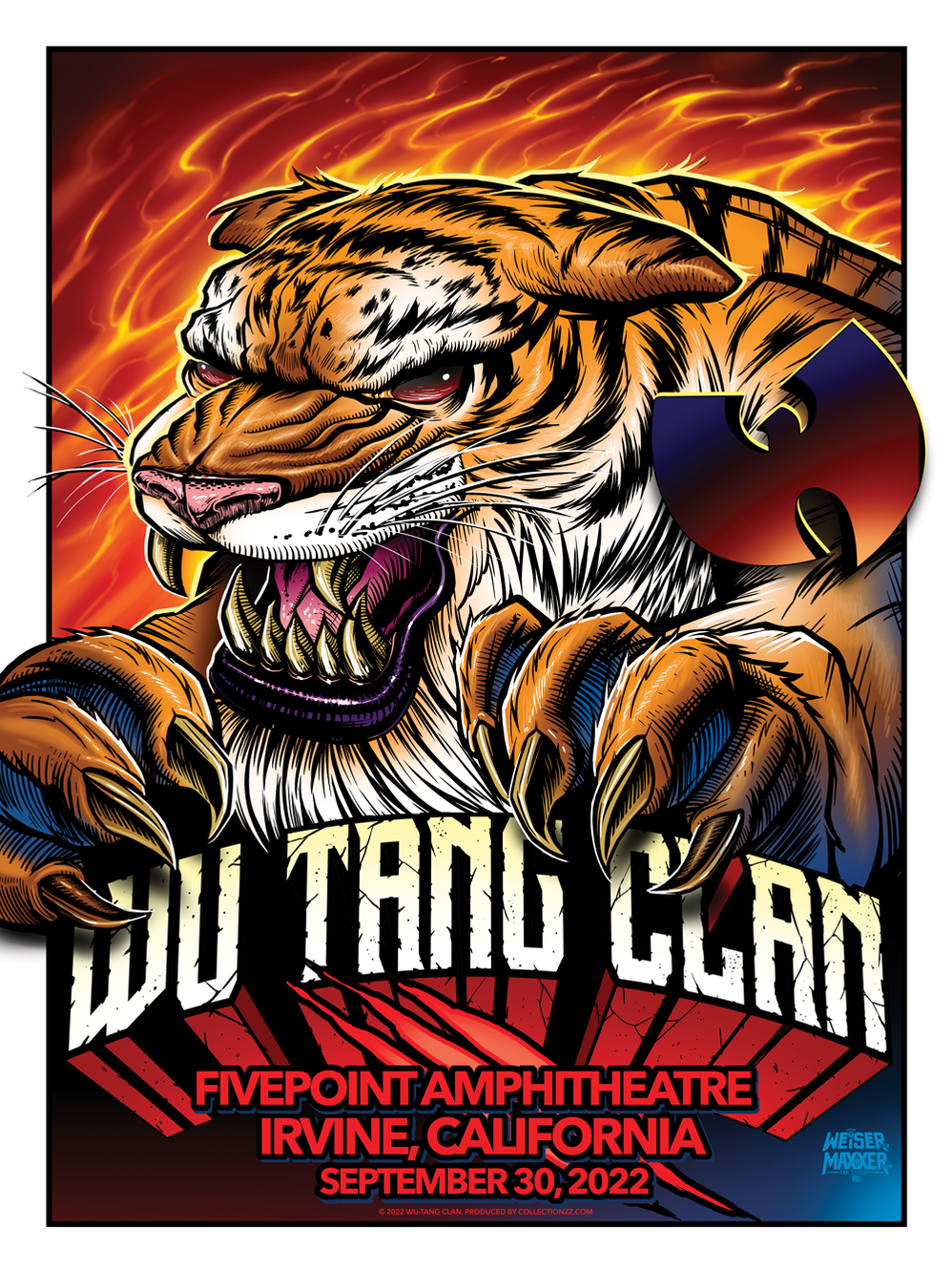 Wu Tang Clan Irvine September 30, 2022 Print