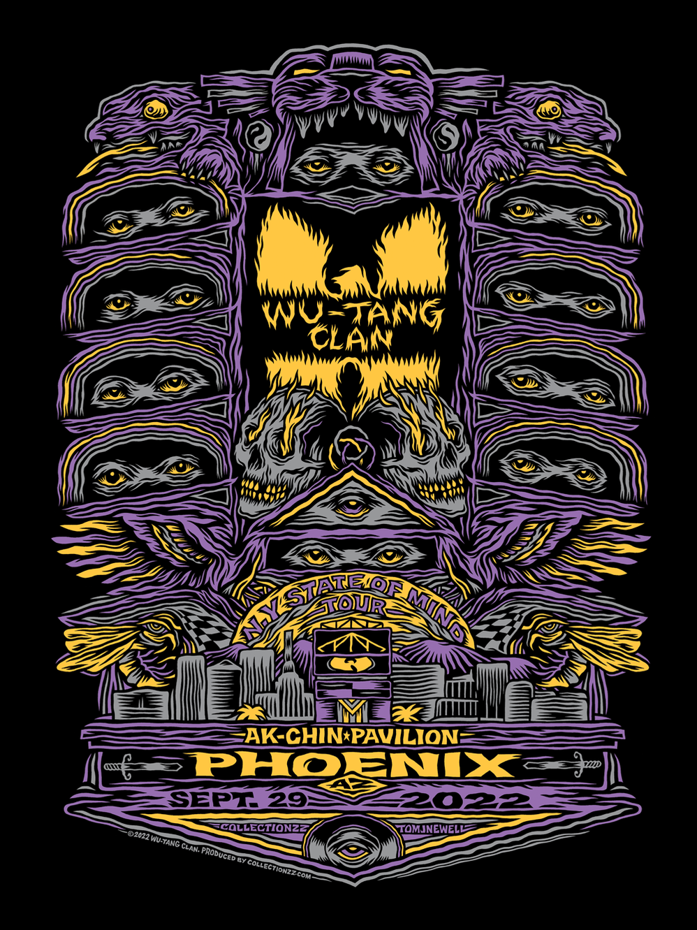 Wu Tang Clan Phoenix September 29, 2022 Print