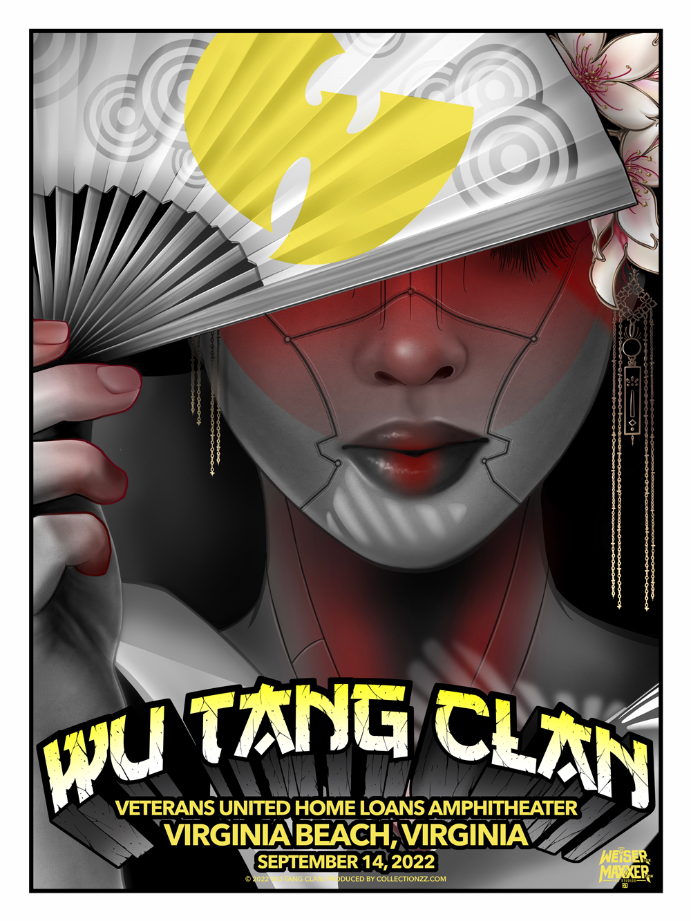 Wu Tang Clan Virginia Beach September 14, 2022 Print